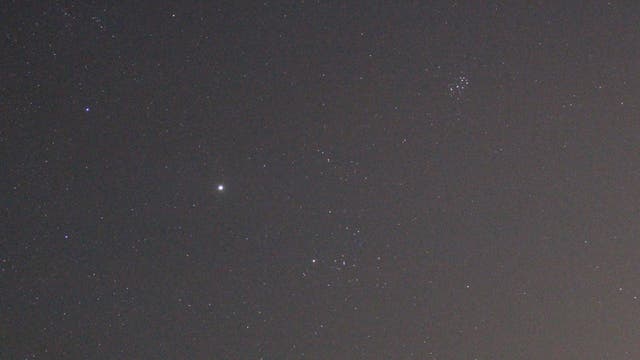 Jupiter im Sternbild Stier