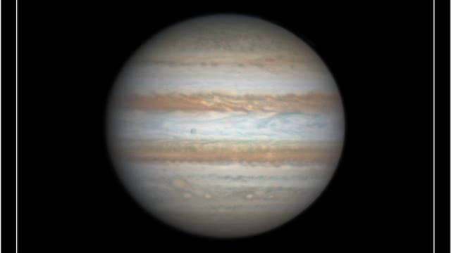 Jupiter und Europa am 7. März 2015