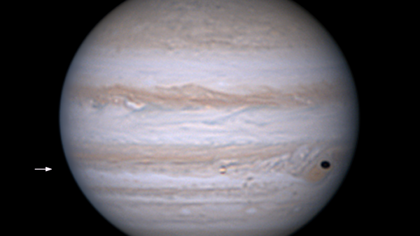 Jupiter mit Io-Durchgang und Schatten im GRF