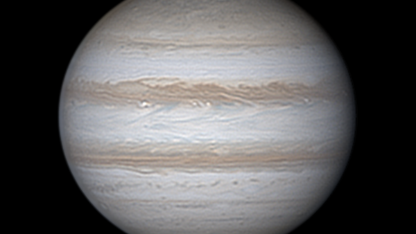 Jupiter mit Ganymed am 11. September 2023
