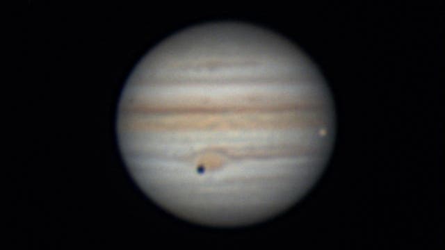 Jupiter, Kallisto und Io am 30. Juli 2021 - 2