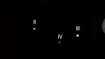 Jupiter mit Monden am 27.12.2011