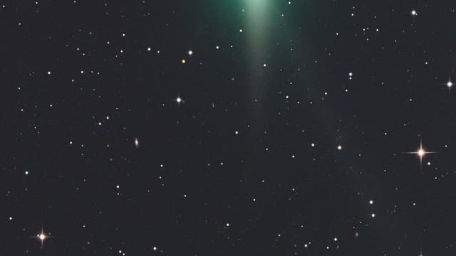 Komet C/2012 K1 Panstarrs bei Galaxie NGC 3726