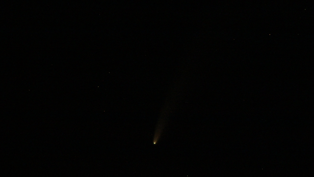 Komet Neowise F3 - Teleobjektivaufnahme