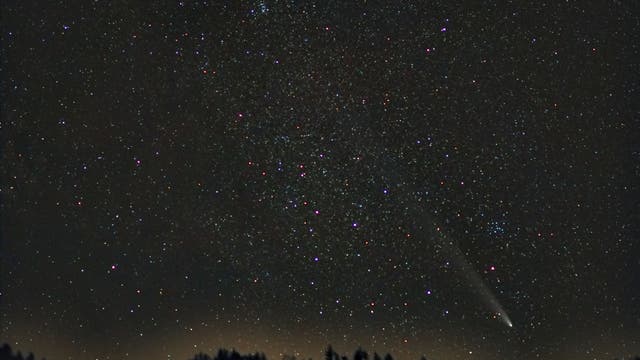 Komet Tsuchinshan-Atlas über den Niederen Tauern