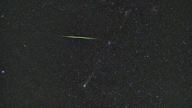 Komet und Meteor