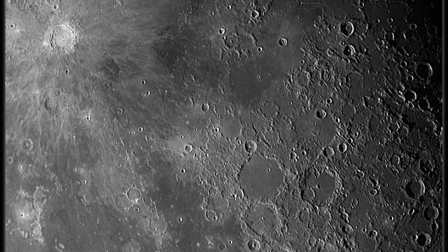 Gegend um den Krater Kopernikus am 18. Juli 2014