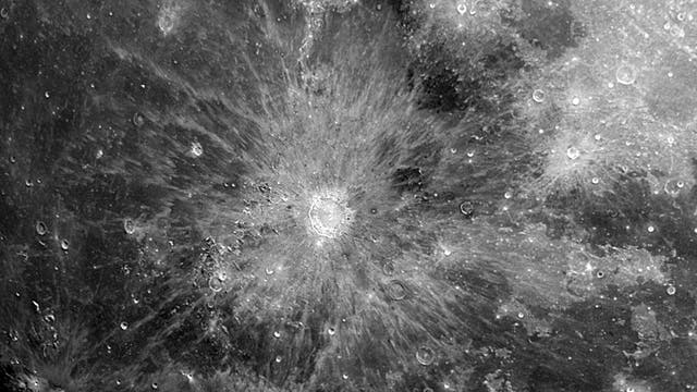 Krater Kopernikus bei Vollmond