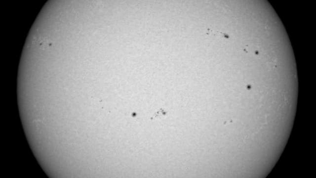 Sonne im Weißlicht am 19. März 2025