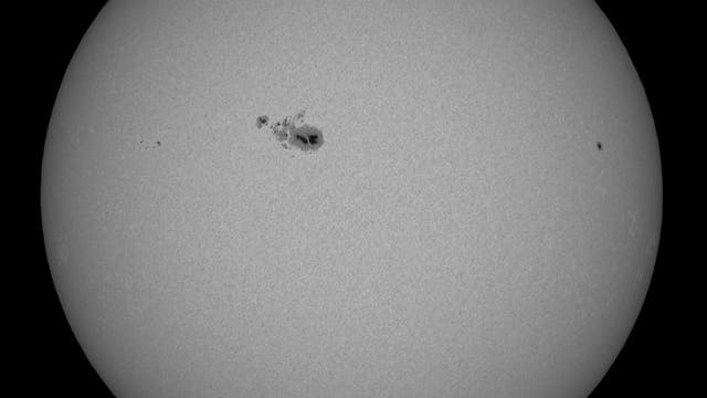 Sonne im Weißlicht am 4. Mai