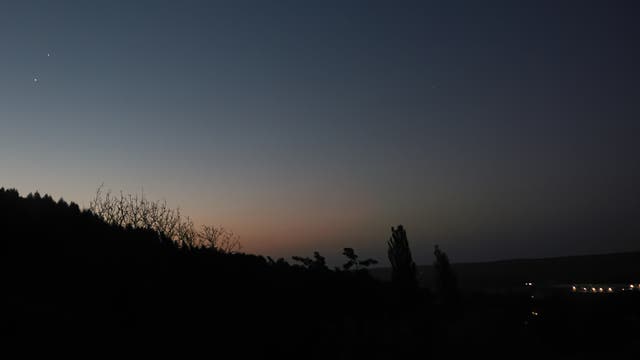 Venus + Jupiter am Morgenhimmel