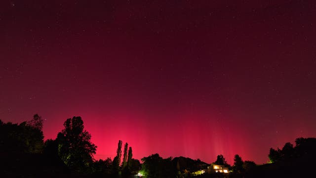 Aurora Borealis in Österreich am 10. Mai 2024