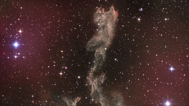 Dunkelnebel LBN 438 im Sternbild Eidechse