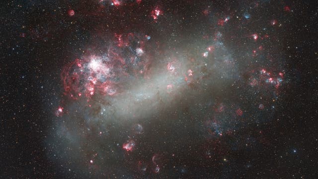 Die Große Magellansche Wolke (LMC) in LRGB-H-Alpha-OIII