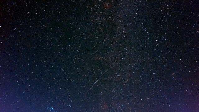 Ein Perseiden-Meteor