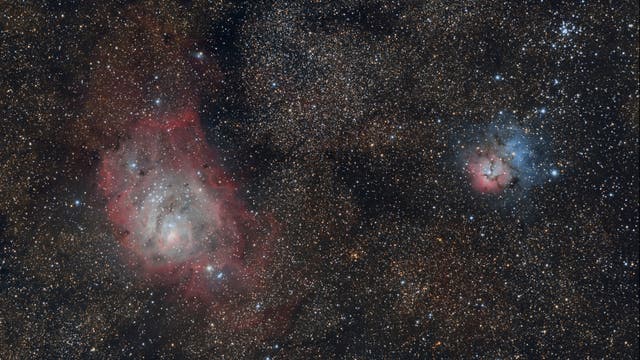 Messier-Triplett - Messier 8, 20 & 21