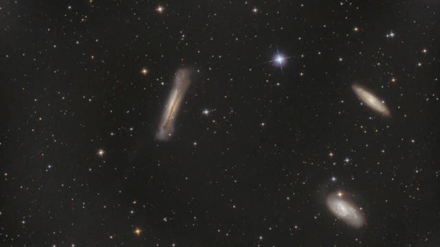 Leo-Triplett, M 65, M 66 und NGC 3628