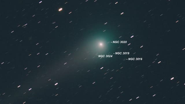 Lulin streift NGC 3020