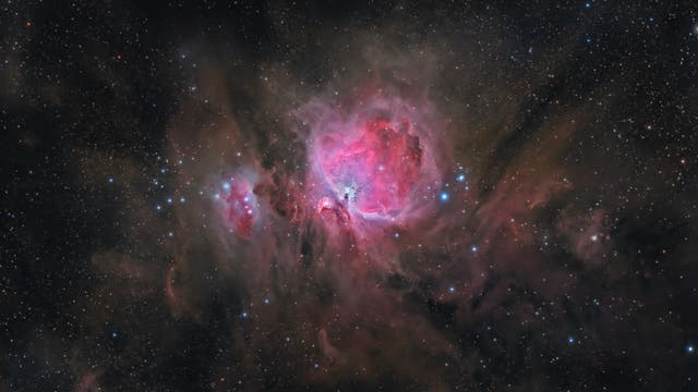 Orionnebel mit Umgebung