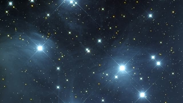close up der Plejaden (Messier 45)