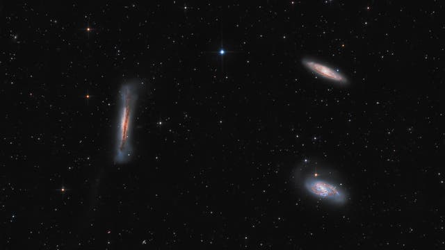 Leo-Triplett – M 65, M 66, NGC 3628