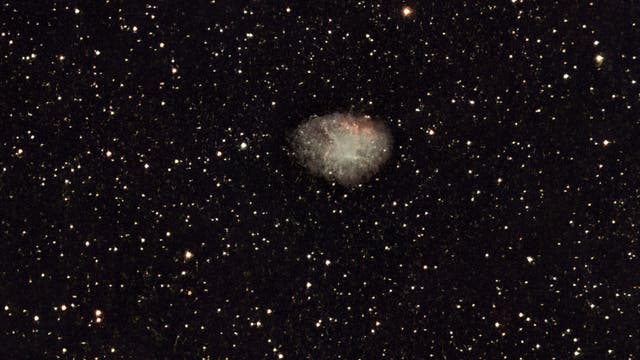 Messier M1 (Krebsnebel) und Kleinplanet Vesta