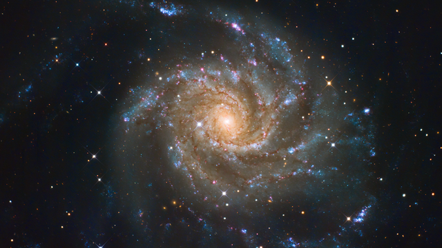 Die Feuerrad-Galaxie M101 südlich von München