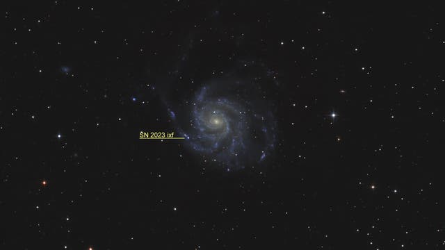 M101 mit SN 2023ixf