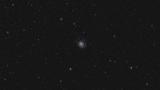 Messier 101 Galaxie im Widefield