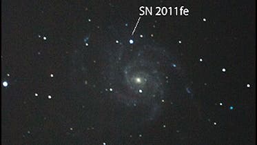M 101 mit SN 2011fe