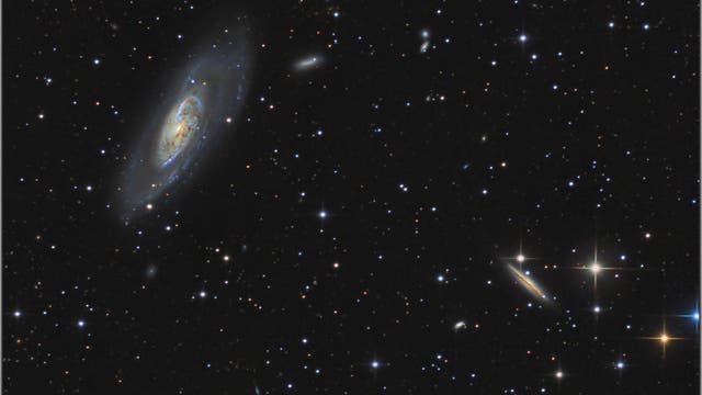 Messier 106 und NGC 4217