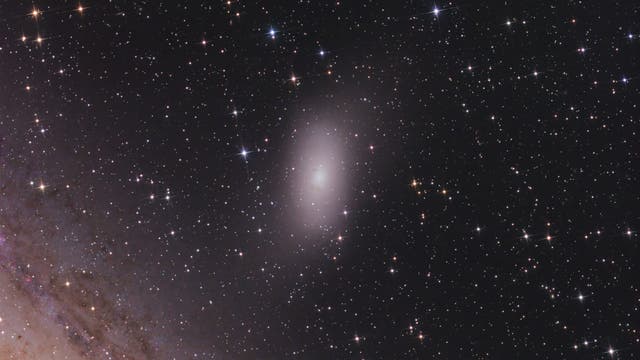 Messier 110, ein Zwerg im Schatten der Pracht eines Riesen