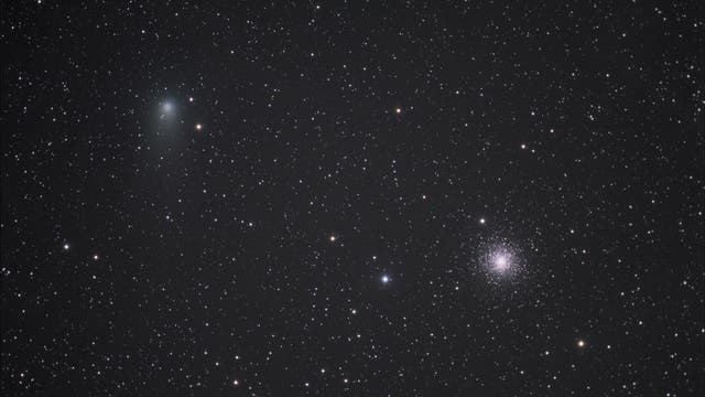 Komet Garradd und Messier 15