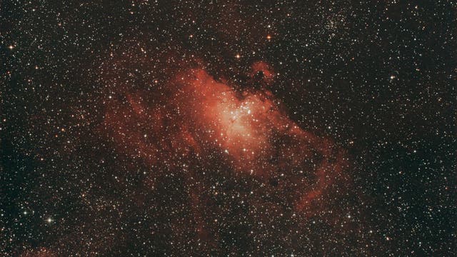 Adlernebelkomplex Messier 16 im Sternbild in Serpens cauda (Schwanz der Schlange)