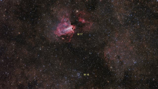 M 17  Omeganebel (Objekte)