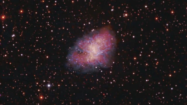 Messier 1 in UV-grün-IR-Filterung