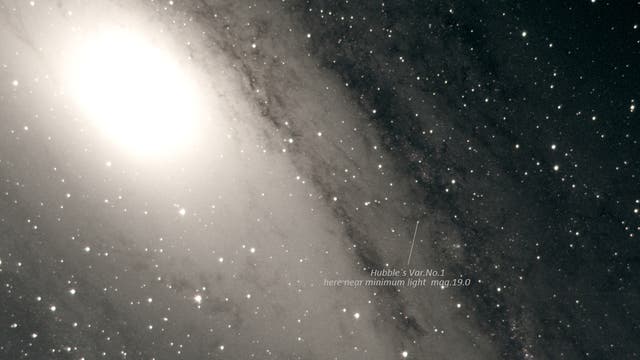 Hubbles Variabler No.1  zum 99. Geburtstag seiner Entdeckung