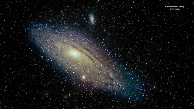 Messier 31 Andromeda-Galaxie (groß)