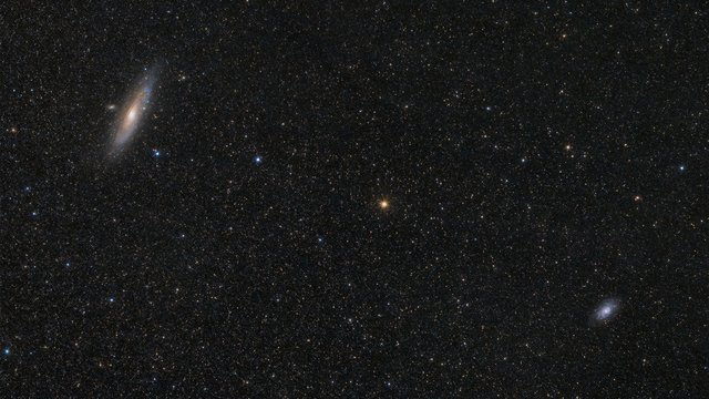 Andromeda und Dreiecksgalaxie
