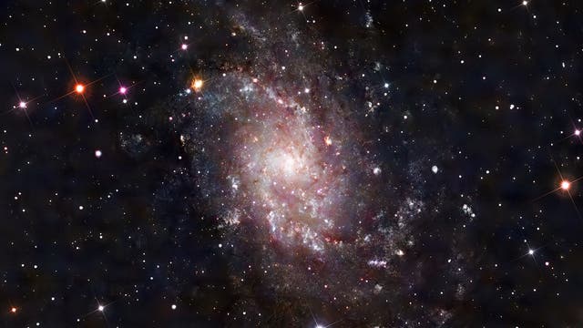 M33 Triangulum-Galaxie oder auch Dreiecksgalaxie