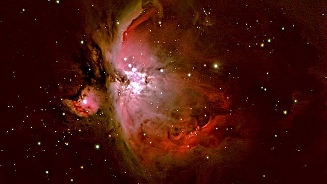 Messier 42 mit einer  Planetenkamera