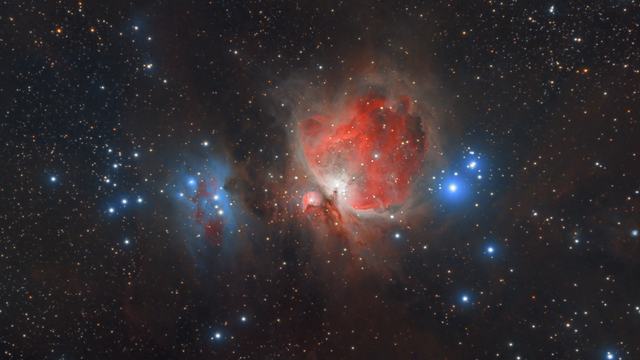 Messier 42 Orionnebel & NGC 1977 Running Man