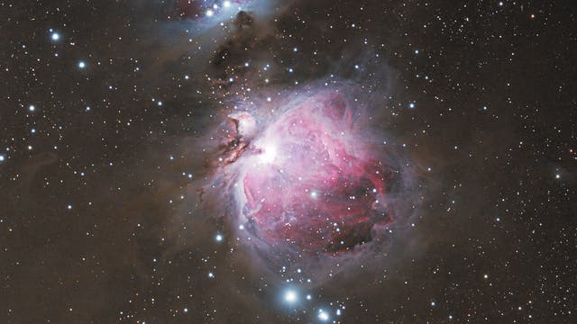 M 42/43 Orionnebel mit NGC 1977 Running Man