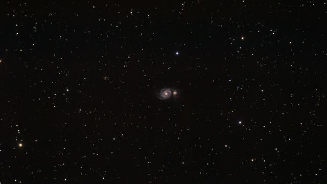 M51 mit kurzer Brennweite