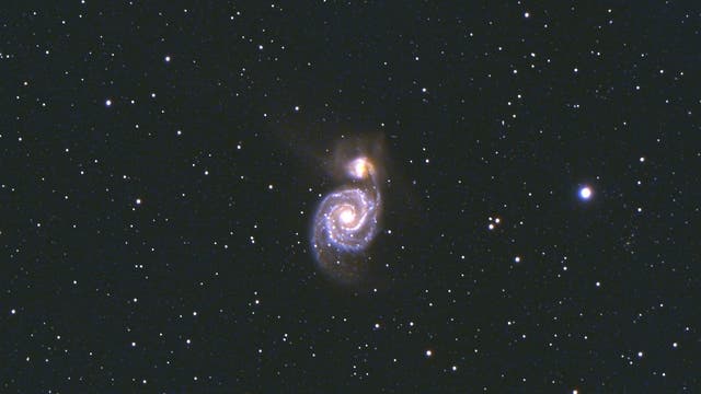 Messier 51 Ausschnitt