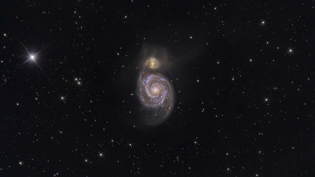 Messier 51 und Umgebung