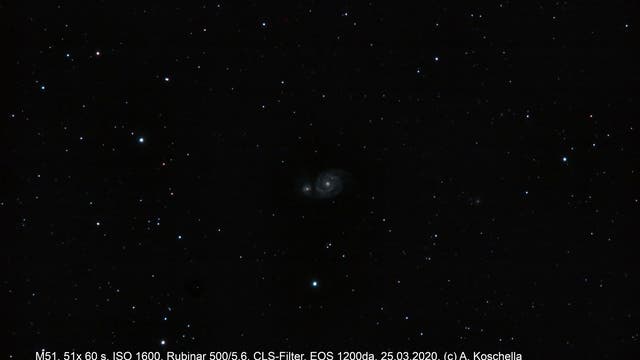 Strudelgalaxie Messier 51
