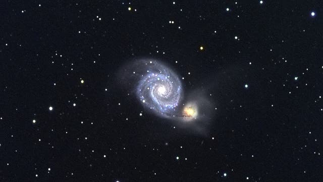 M 51 mit Supernova - jpg mit höherer Auflösung