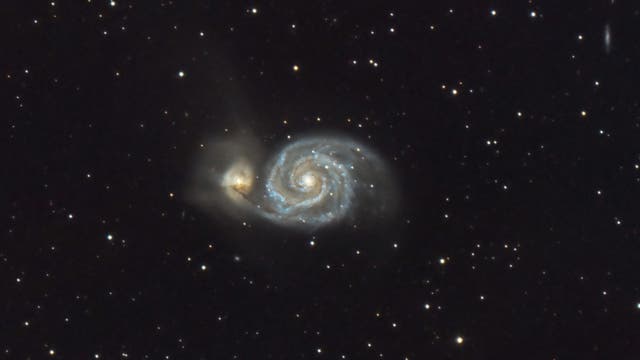Messier 51 Whirlpool-Galaxie