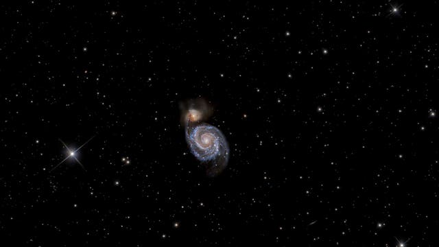 M51: Die kosmische Version des Nordlichts